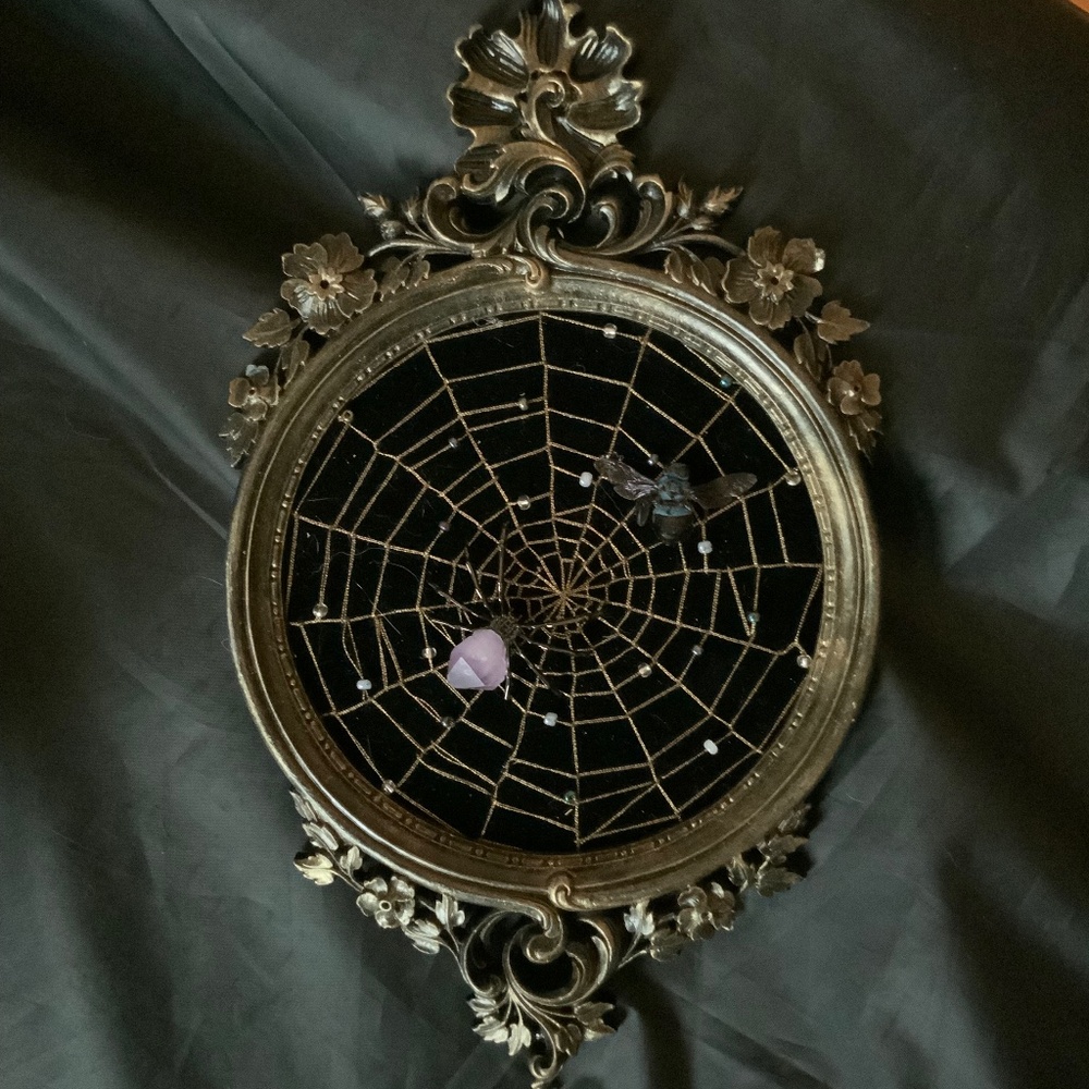 Spiderweb antique frame